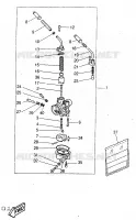 CARBURATEUR pour Yamaha AEROX 1998