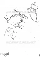 GARDE BOUE pour Yamaha AEROX 1998