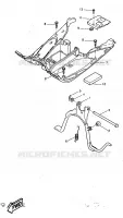 SUPPORT / REPOSE PIEDS pour Yamaha AEROX 1998