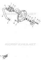 POMPE A EAU / DURITES pour Yamaha AEROX 1998