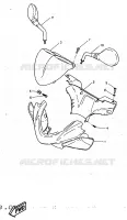 CARENAGES 1  pour Yamaha AEROX 1998