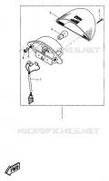 FEU ARRIERE pour Yamaha AEROX 1998