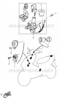PARTIE ELECTRIQUE 1 pour Yamaha AEROX 1998