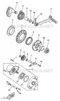 DEMARREUR pour Yamaha AEROX 1998