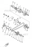 EMBRAYAGE DE DEMARREUR pour Yamaha AEROX 1998