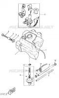 RESERVOIR A ESSENCE pour Yamaha AEROX 1998