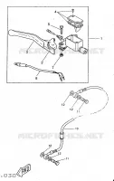 MAITRE CYLINDRE AVANT pour Yamaha AEROX 1998