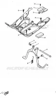 SUPPORT / REPOSE PIEDS pour Yamaha AEROX 1998