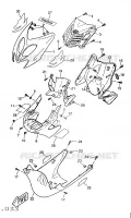 PROTEGE JAMBES pour Yamaha AEROX 1998