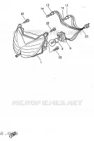 PHARE  pour Yamaha AEROX 1998