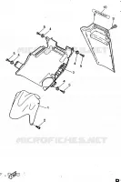 GARDE BOUE pour Yamaha AEROX 1998