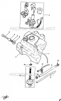 RESERVOIR A ESSENCE pour Yamaha AEROX 1998