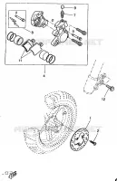 ETRIER DE FREIN AVANT pour Yamaha AEROX 1998