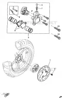 ETRIER DE FREIN ARRIERE pour Yamaha AEROX 1998