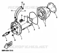 CYLINDRE pour Yamaha AEROX 1999