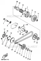 EMBRAYAGE DE DEMARREUR pour Yamaha AEROX 1999