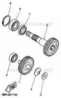 TRANSMISSION pour Yamaha AEROX 1999