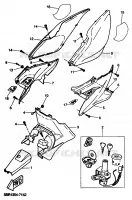 COUVERCLE LATERAL pour Yamaha AEROX 1999