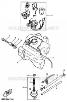 RESERVOIR A ESSENCE pour Yamaha AEROX 1999