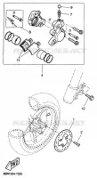 ROUE AVANT / ETRIER DE FREIN pour Yamaha AEROX 1999
