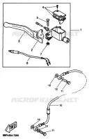 MAITRE CYLINDRE AVANT pour Yamaha AEROX 1999