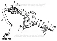 POMPE A EAU / DURITES pour Yamaha AEROX 1999