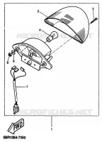 FEU ARRIERE pour Yamaha AEROX 1999