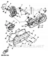 CARTER MOTEUR pour Yamaha AEROX 1999
