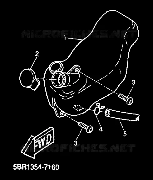 RESERVOIR D'HUILE Yamaha SCOOTER 50 2000 AEROX  YQ50