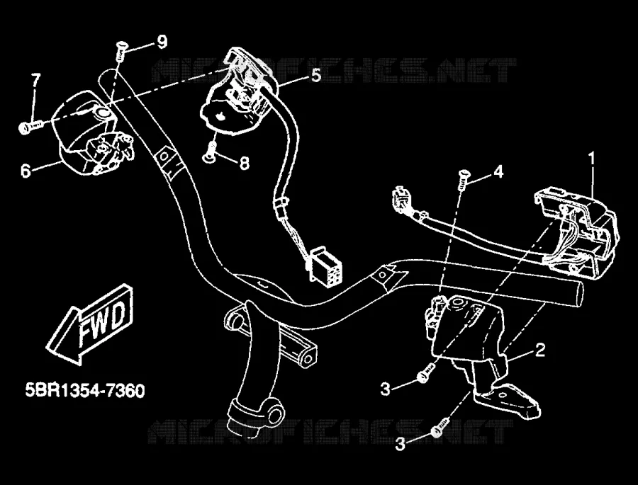 COMMODO / LEVIER Yamaha SCOOTER 50 2000 AEROX  YQ50