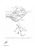 SUPPORT / REPOSE PIEDS pour Yamaha AEROX 2001