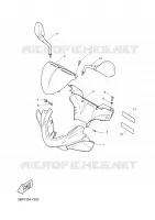CARENAGES 1  pour Yamaha AEROX 2001