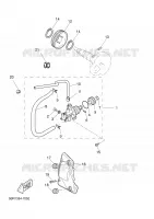 POMPE A HUILE pour Yamaha AEROX 2001