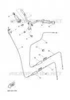 GUIDON ET CABLES pour Yamaha AEROX 2002
