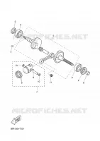 VILEBREQUIN / PISTON pour Yamaha AEROX 2003