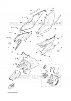 COUVERCLE LATERAL pour Yamaha AEROX 2003