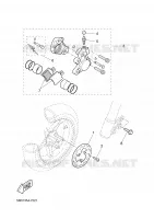 ETRIER DE FREIN AVANT pour Yamaha AEROX 2003