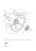 ROUE ARRIERE pour Yamaha AEROX 2003