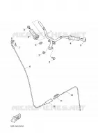 GUIDON ET CABLES pour Yamaha AEROX 2003