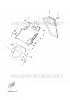 GARDE BOUE AVANT pour Yamaha AEROX 2006
