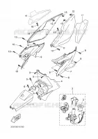 COUVERCLE LATERAL pour Yamaha AEROX 2006