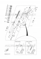 FOURCHE pour Yamaha AEROX 2006
