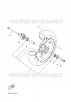 ROUE AVANT pour Yamaha AEROX 2006
