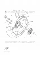 ROUE ARRIERE pour Yamaha AEROX 2006