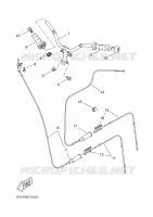 GUIDON ET CABLES pour Yamaha AEROX 2006