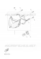 PHARE  pour Yamaha AEROX 2006