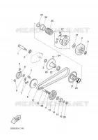 EMBRAYAGE DE DEMARREUR pour Yamaha AEROX 2008