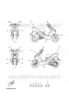 EMBLEME pour Yamaha AEROX 2008