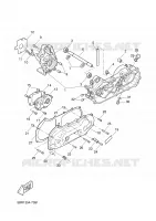 CARTER MOTEUR pour Yamaha AEROX 2003