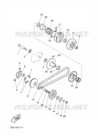 EMBRAYAGE DE DEMARREUR pour Yamaha AEROX 2003